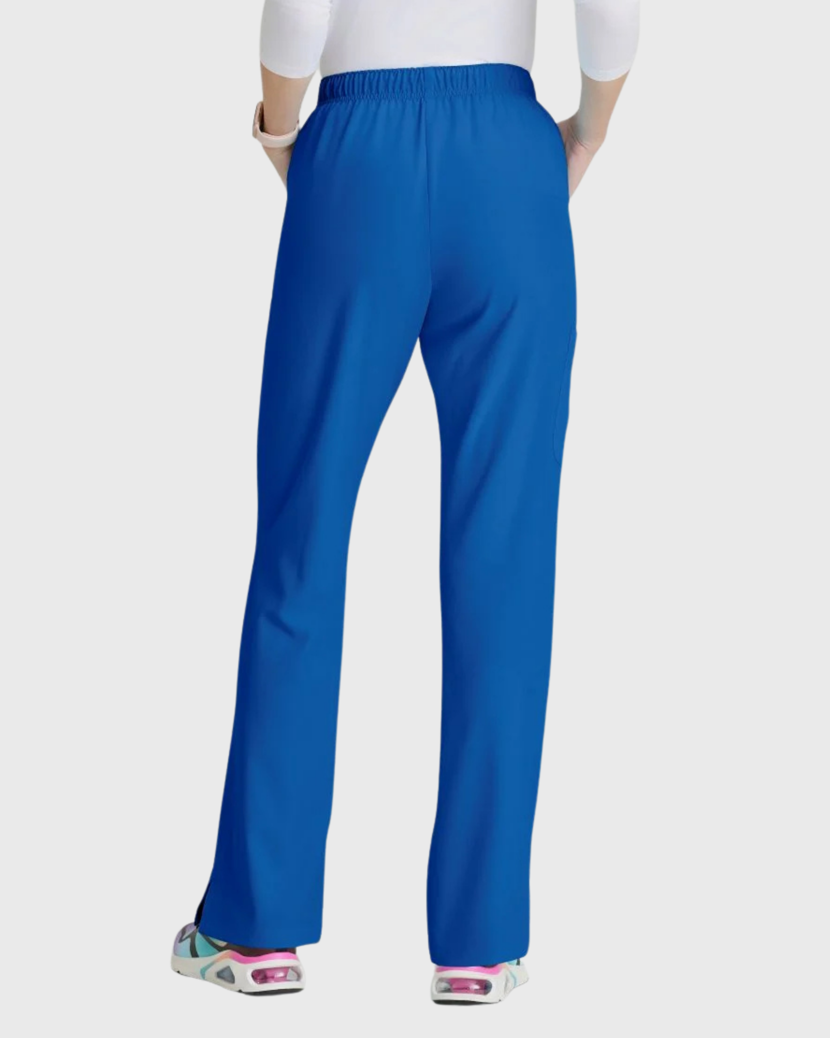 Skechers - Breeze 3’Pocket Curved V’Neck Top & Mid’Rise Straight Leg Pant Scrub Set