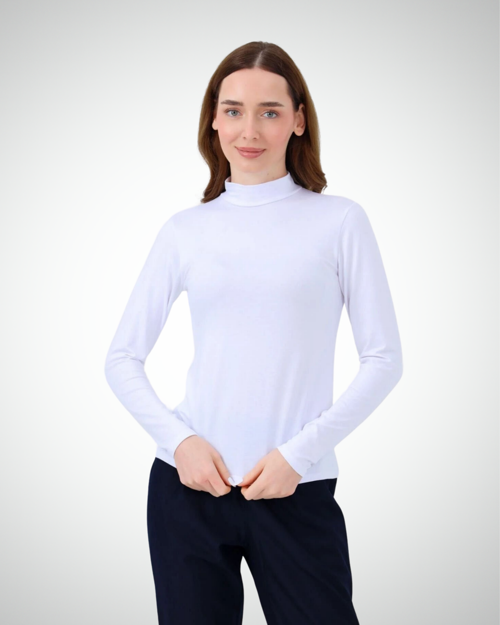 Viridi - Turtleneck Body White