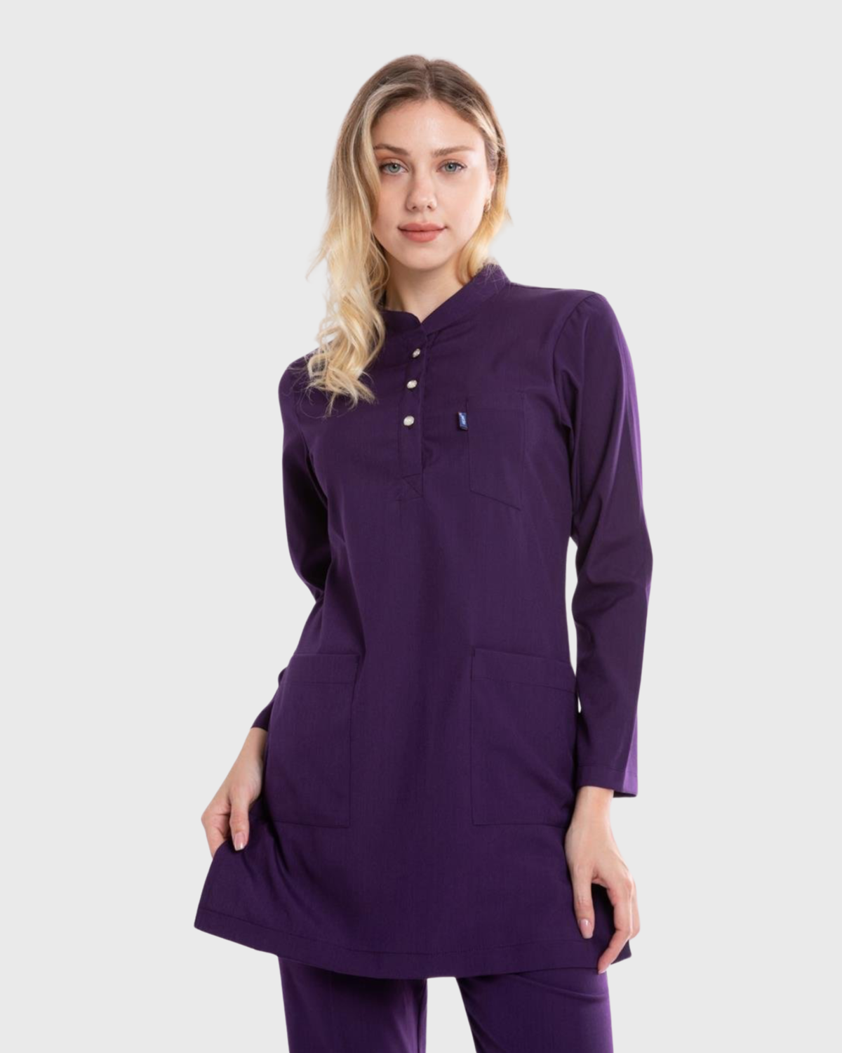 Uçak - Karya Long Sleeve Scrub Set