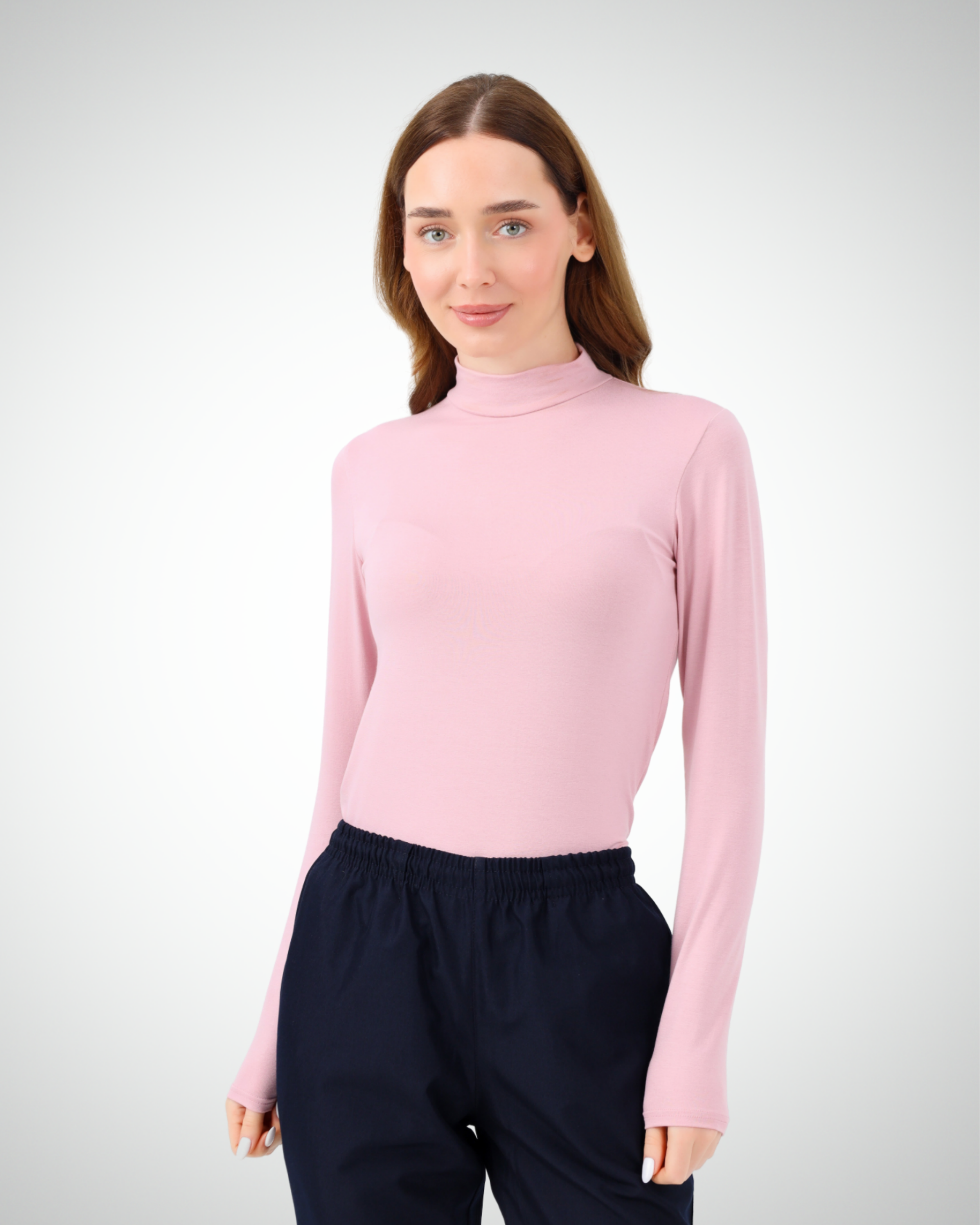 Viridi - Turtleneck Body Pink