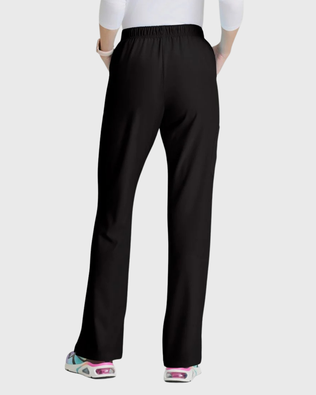 Skechers - Breeze 3’Pocket Curved V’Neck Top & Mid’Rise Straight Leg Pant Scrub Set