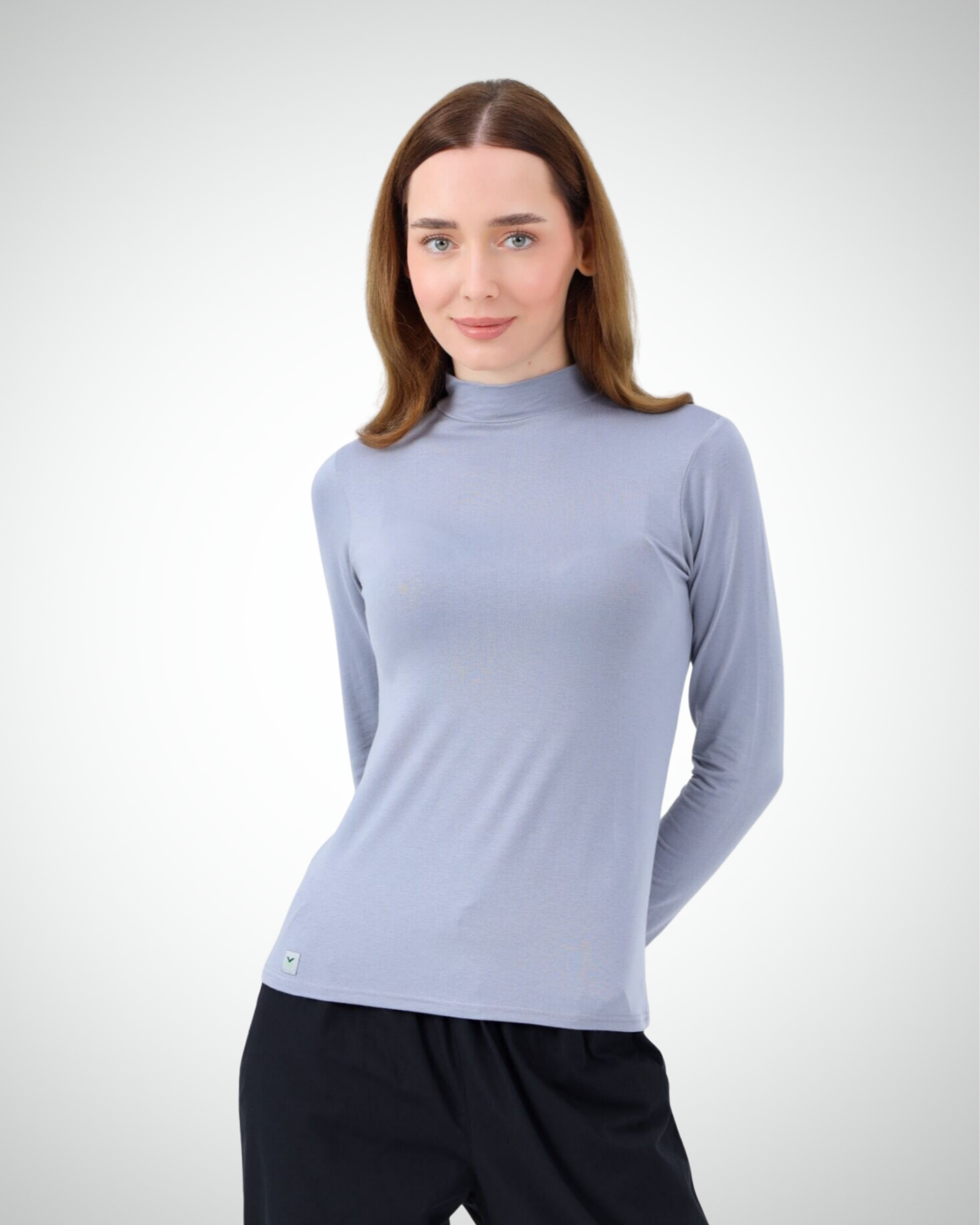 Viridi - Turtleneck Body Light Grey