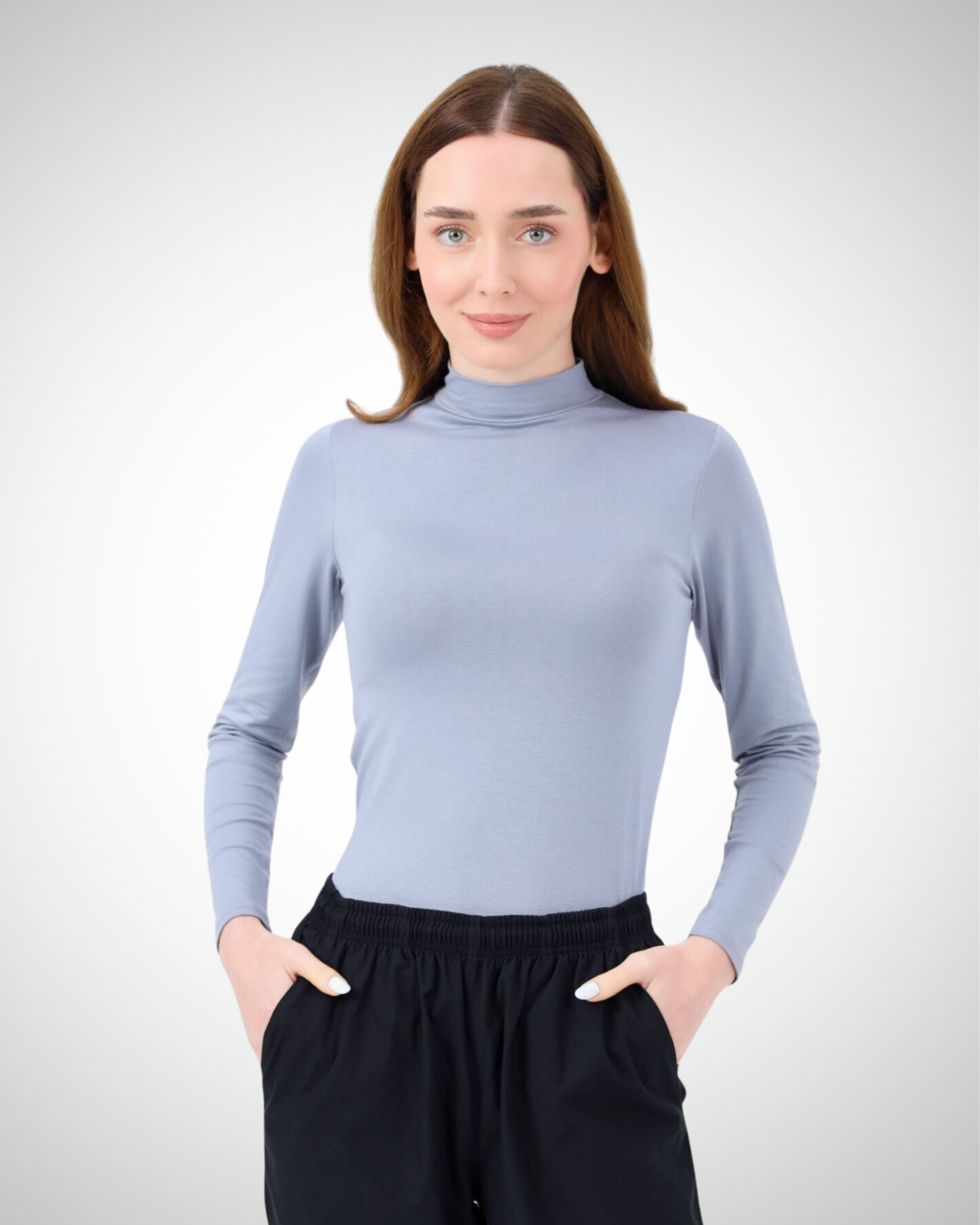 Viridi - Turtleneck Body Light Grey