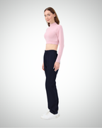 Viridi - Turtleneck Body Crop Pink