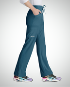 Skechers - Breeze 3’Pocket Curved V’Neck Top & Mid’Rise Straight Leg Pant Scrub Set