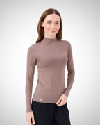 Viridi - Turtleneck Collar Body Dark Mink