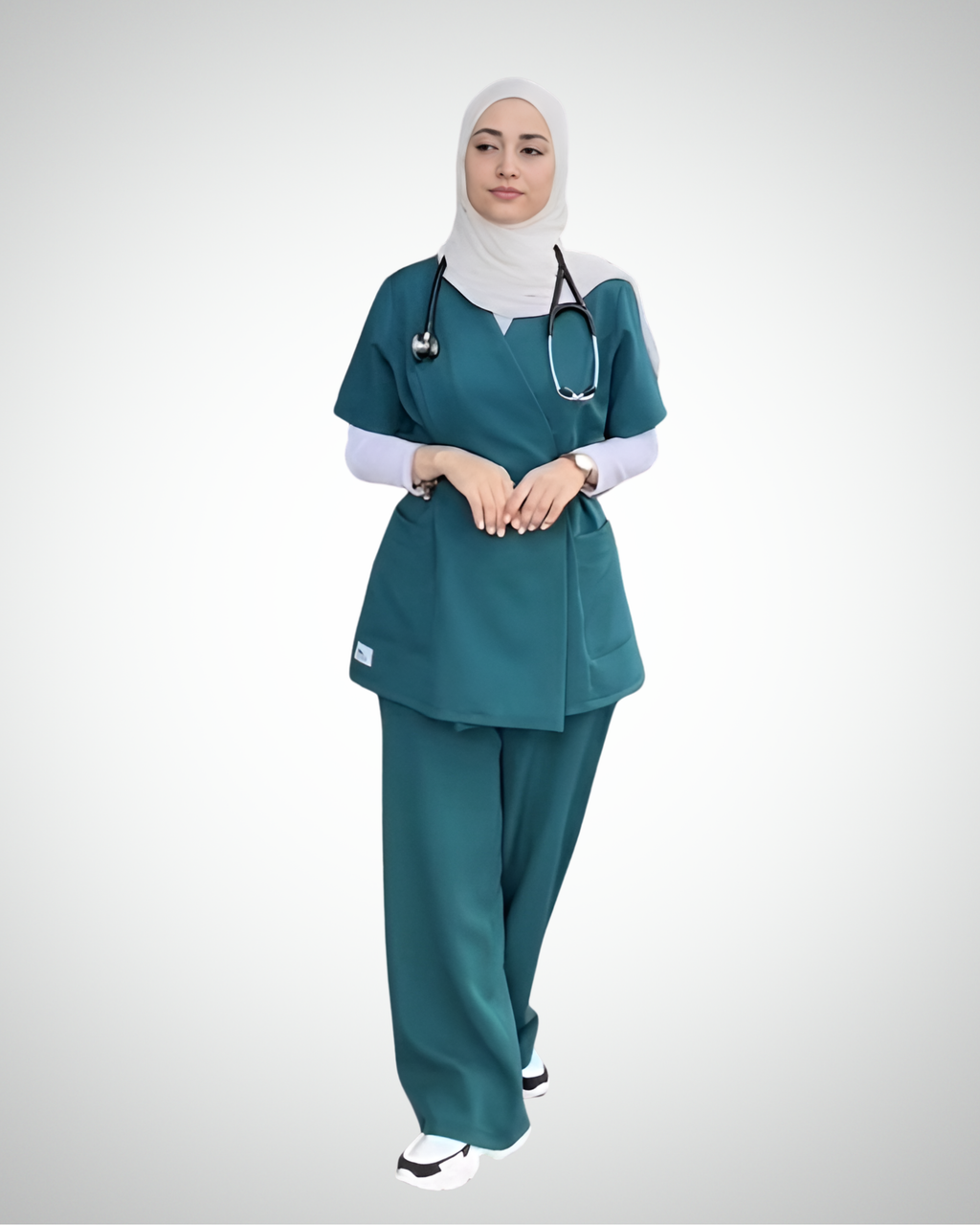 Med Modelle - Sara Long Sleeve Scrub Set