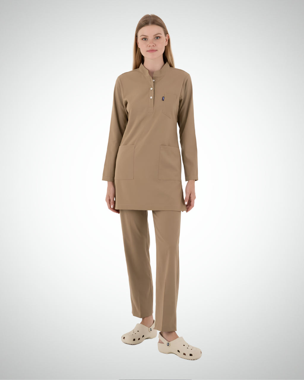 Uçak - Karya Long Sleeve Scrub Set