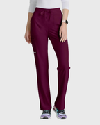 Skechers - Breeze 3’Pocket Curved V’Neck Top & Mid’Rise Straight Leg Pant Scrub Set