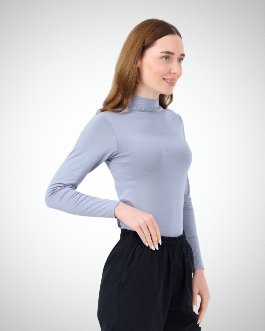 Viridi - Turtleneck Body Light Grey