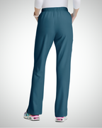 Skechers - Breeze 3’Pocket Curved V’Neck Top & Mid’Rise Straight Leg Pant Scrub Set