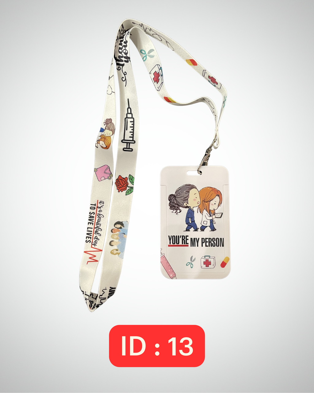 Badge Holders - Ivory Bone