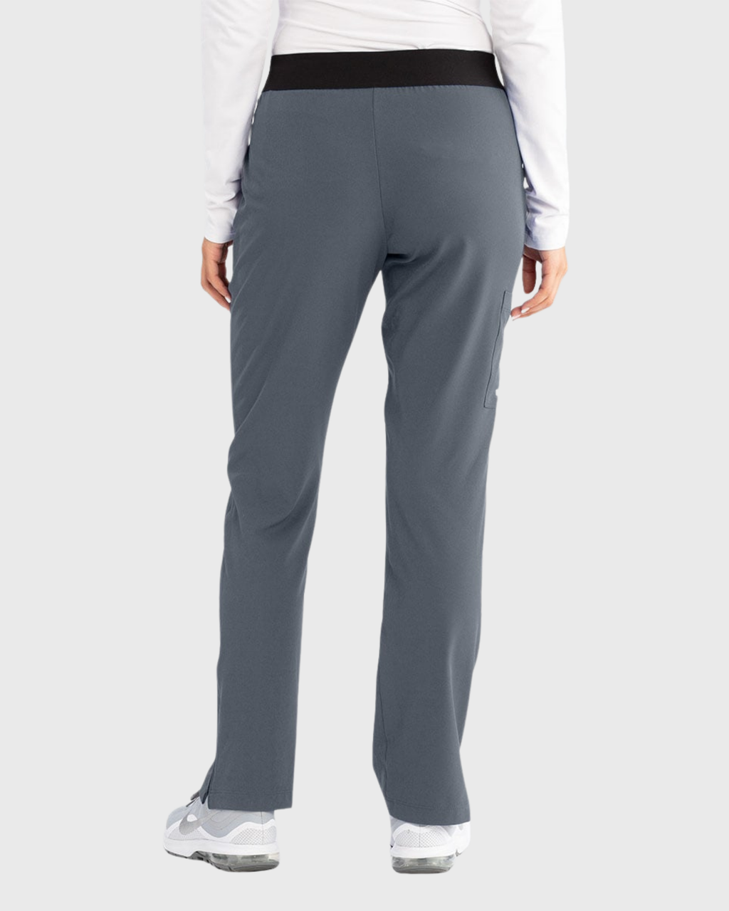 Skechers - Breeze 3’Pocket Curved V’Neck Top & Mid’Rise Straight Leg Pant Scrub Set