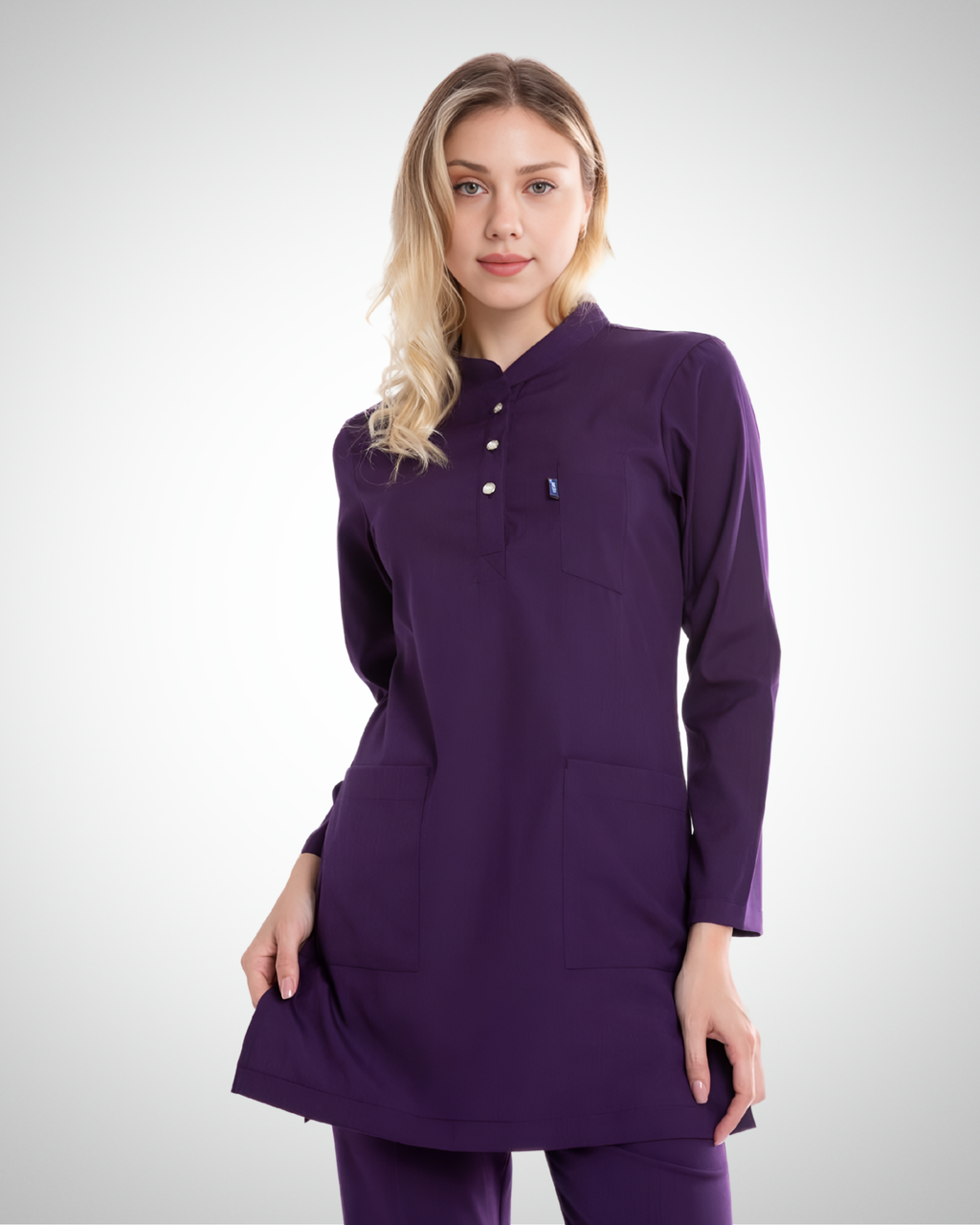 Uçak - Karya Long Sleeve Scrub Set