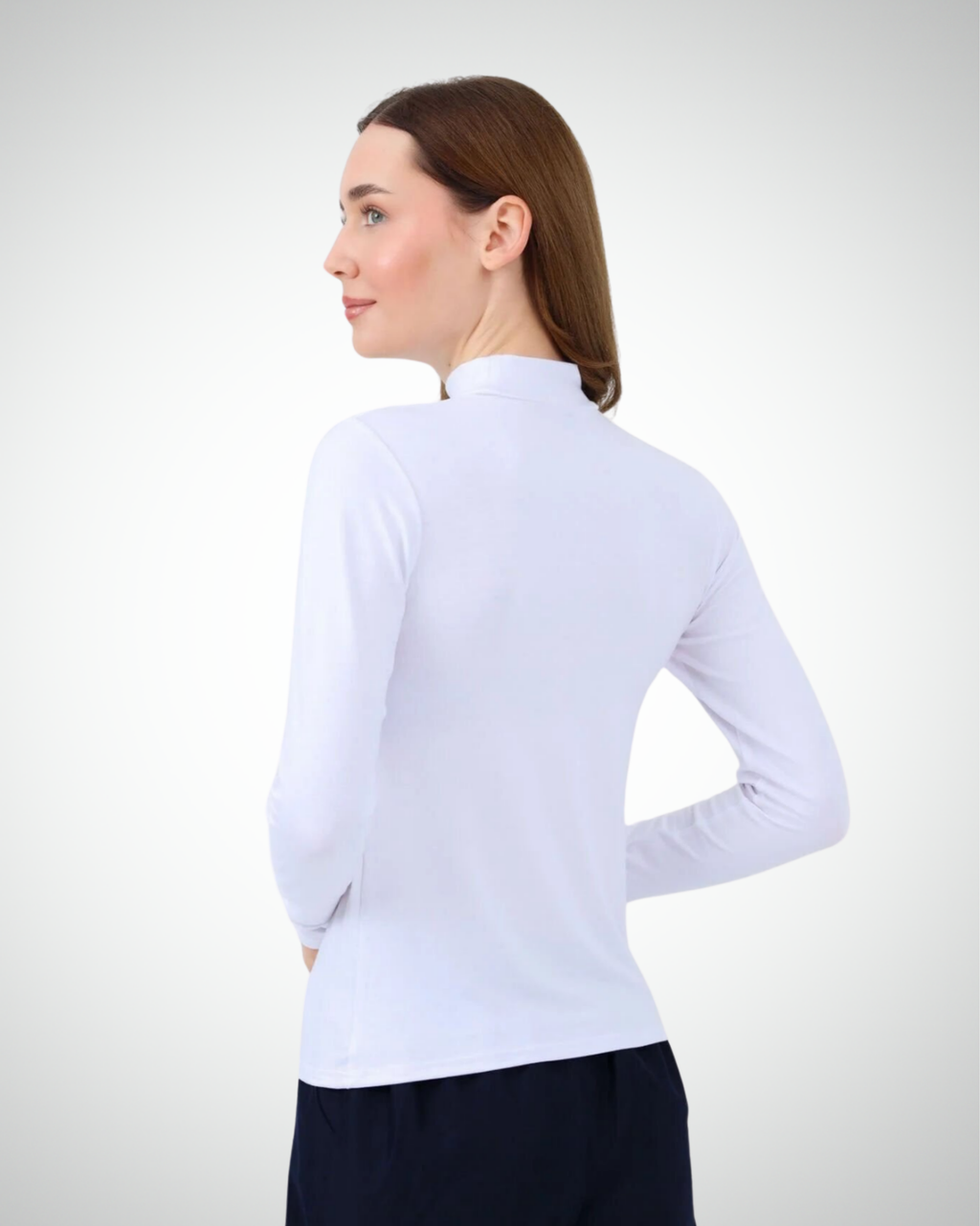 Viridi - Turtleneck Body White